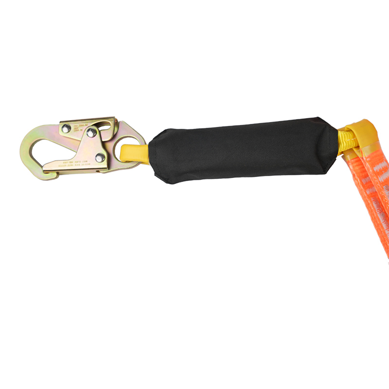 L19 Falla prensa gemina salus lanyard, densa sponda et ANSI hamis
