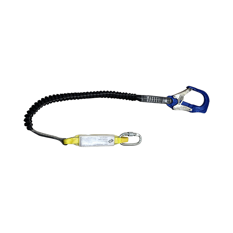 LS10 Elastica Single Fall Arrest Lanyard Cum Aluminium Hook